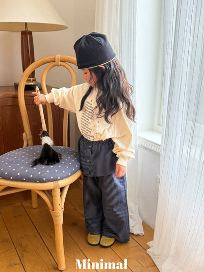 【予約】rei skirt pants / minimal (S-JM）