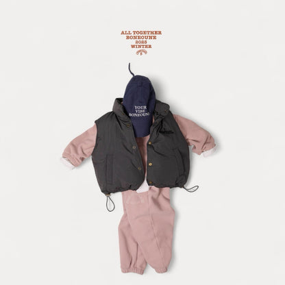 【予約】rose crop half zip up  / boneoune (XS-JL)