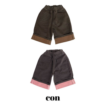 【予約】tone pigment rollup pants /  con