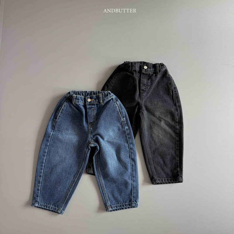 【予約】Modern Curved Denim  /  andbutter (S-JM)
