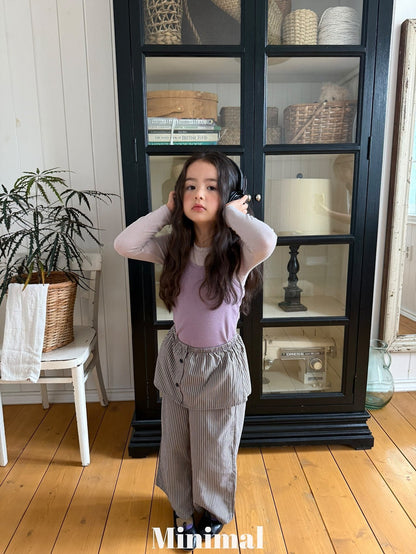 【予約】rei skirt pants / minimal (S-JM）