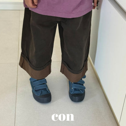 【予約】tone pigment rollup pants /  con