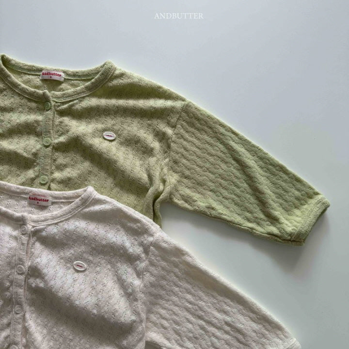 【予約】Light cardigan / andbutter(S-JM)
