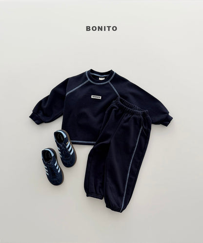 【予約】raglan line set up / bonito (12M-JM)가이나그랑