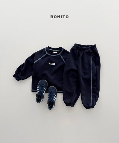 【予約】raglan line set up / bonito (12M-JM)가이나그랑