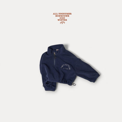 【予約】rose crop half zip up  / boneoune (XS-JL)