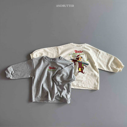 【予約】Santa Bear Tee /  andbutter (S-JM)