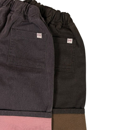 【予約】tone pigment rollup pants /  con