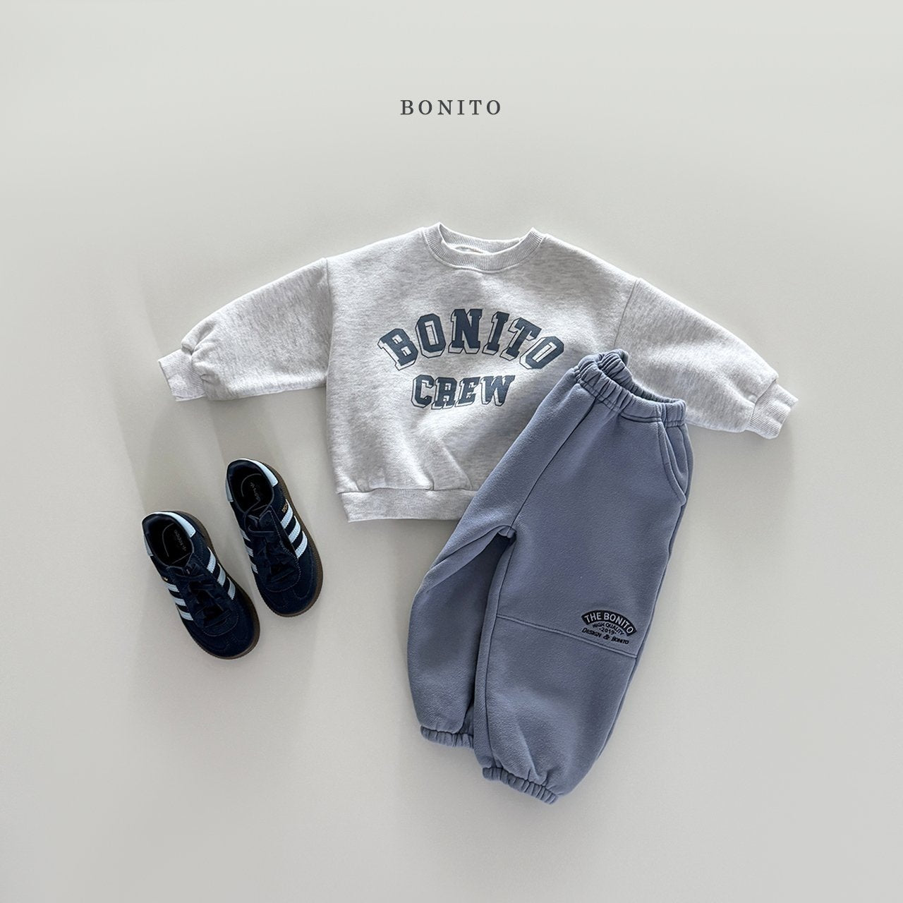 【予約】knee line jogger pants  /  bonito (12M-JM) 무릎절개