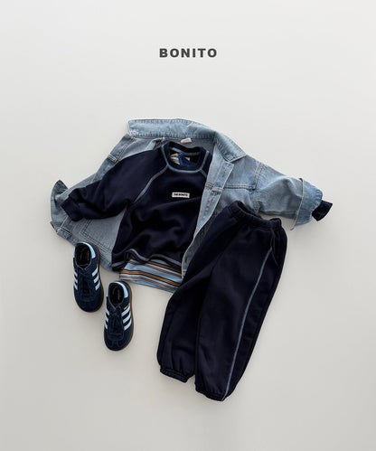 【予約】raglan line set up / bonito (12M-JM)가이나그랑