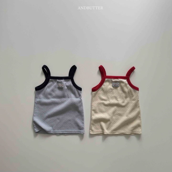 【予約】Saturday sleeveless / andbutter(S-JM)세러데이