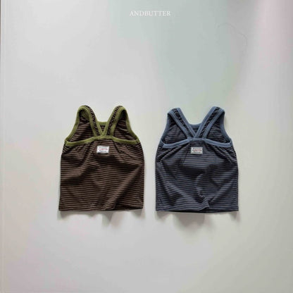 【予約】Cross sleeveless / andbutter(S-JM)