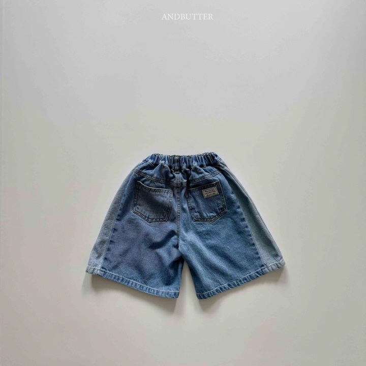 【予約】Cat Bermuda Denim / andbutter(S-JM)