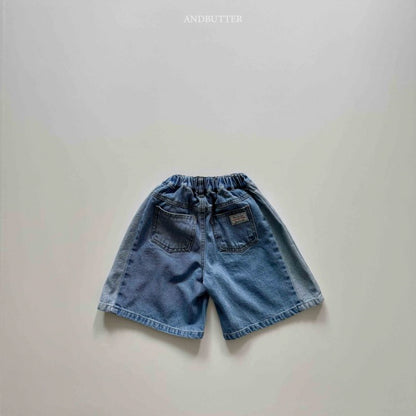 【予約】Cat Bermuda Denim / andbutter(S-JM)
