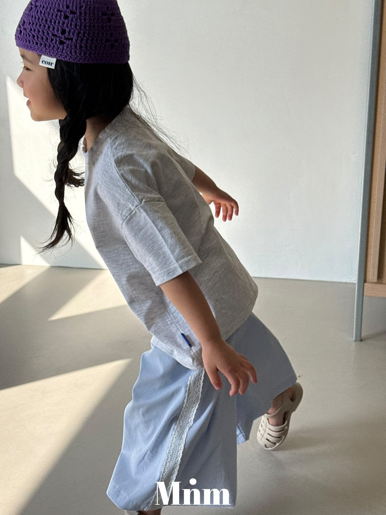 【予約】lace track pants / minimal S-JM