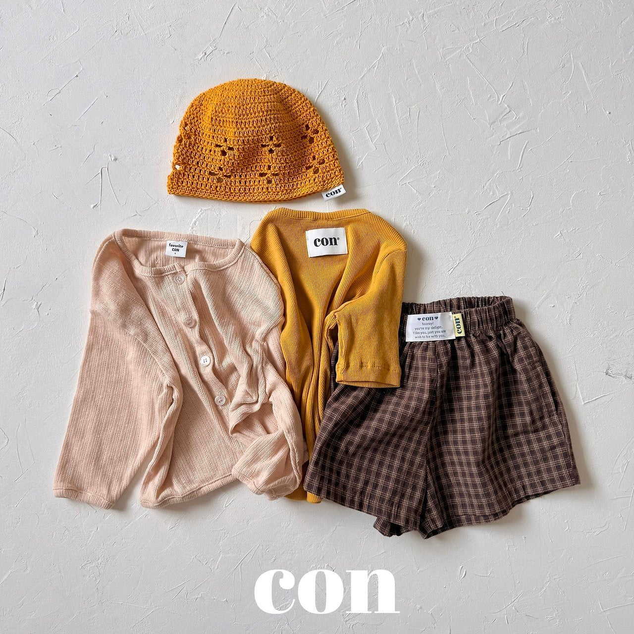 【予約】check pants / con