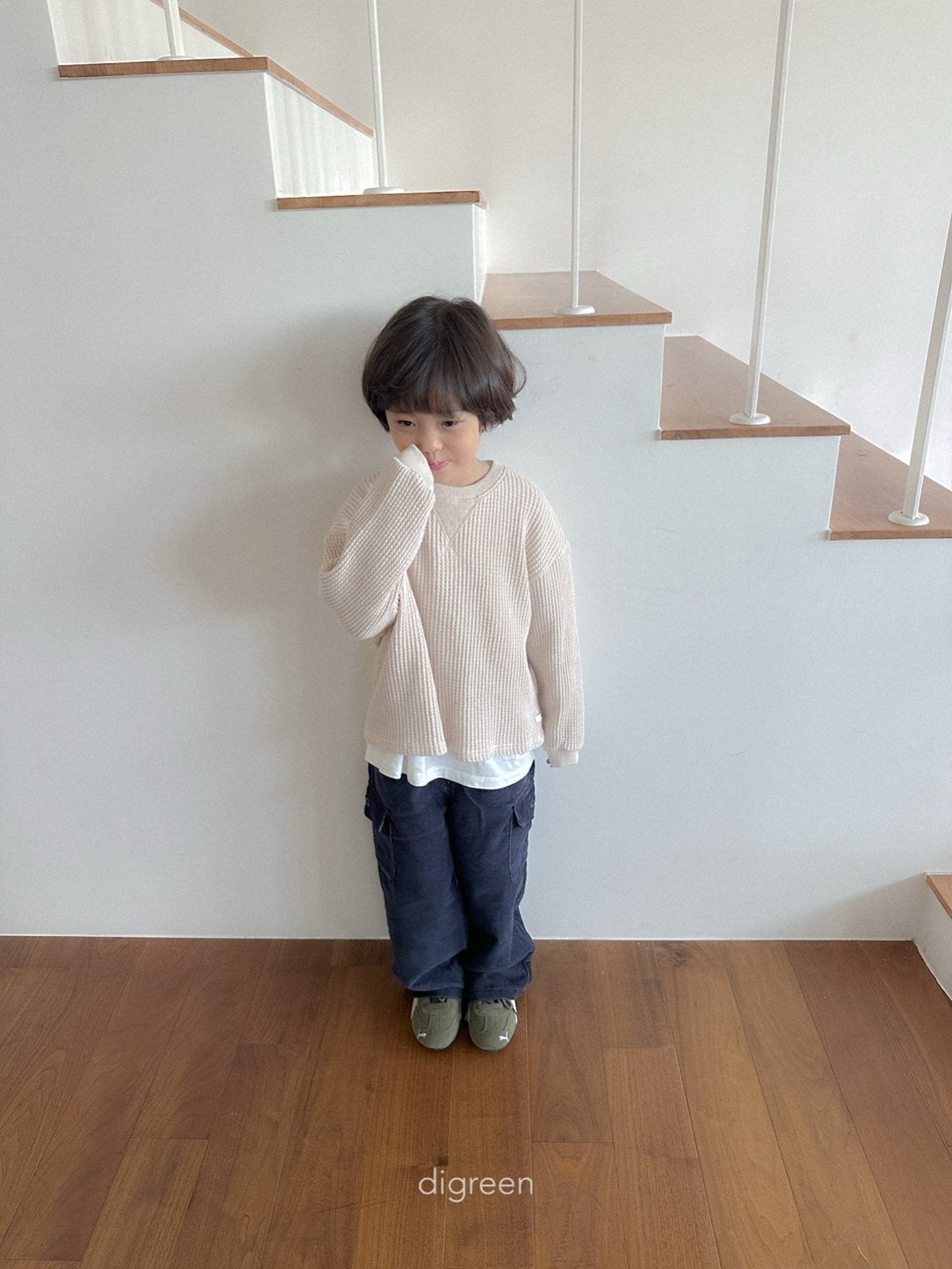 【予約】Waffle T  /  digreen(S-XXL)