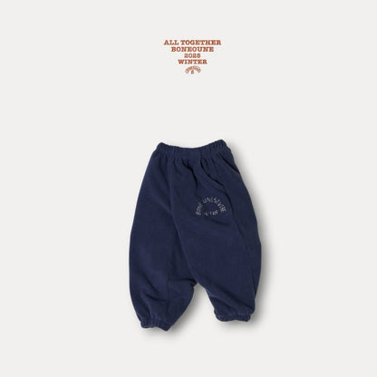 【予約】rose fleece jogger pants / boneoune (XS-JL)