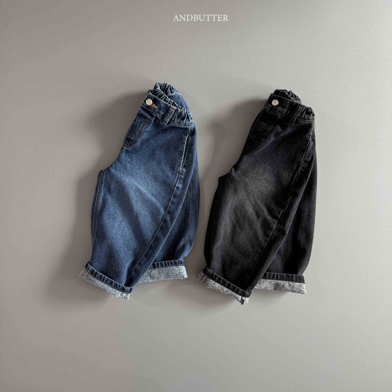 【予約】Modern Curved Denim  /  andbutter (S-JM)