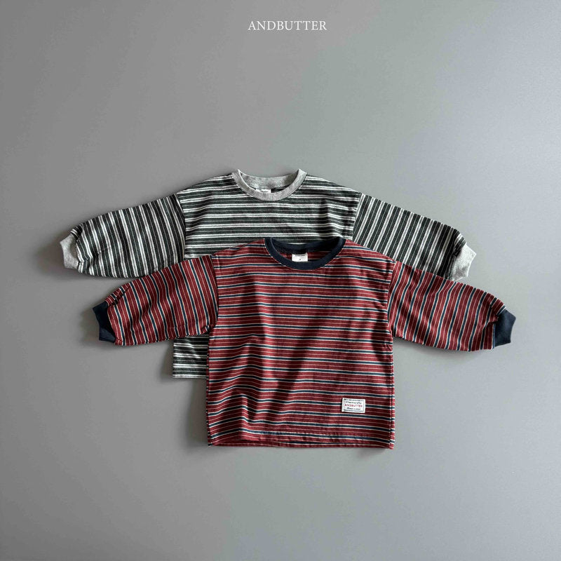 【予約】Hazel color Tee  / andbutter