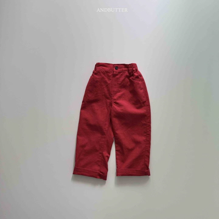 【予約】linen daily Pants / andbutter(S-JM)
