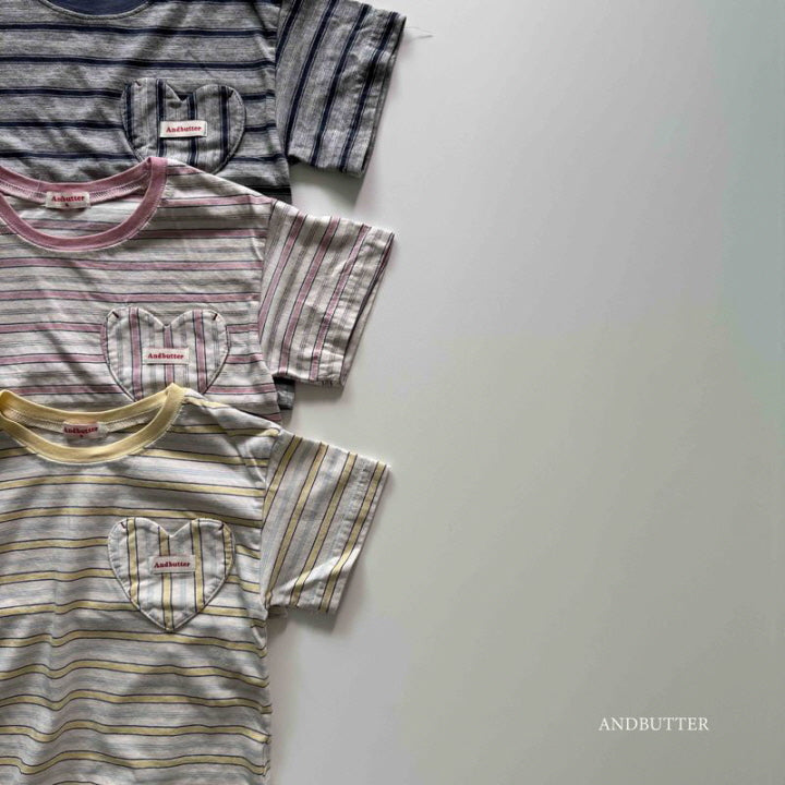 【予約】 Cookie heart T / andbutter(S-JM)