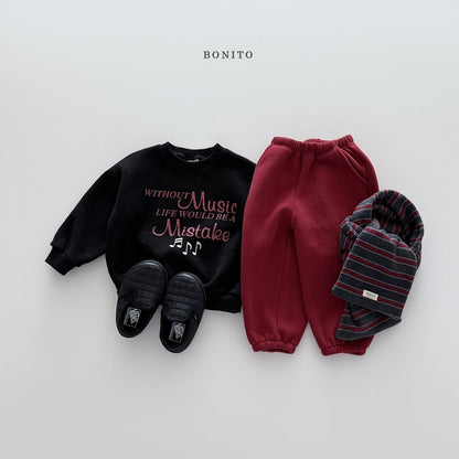 【予約】kimo jogger pants  /  bonito (12M-JM) 양기모