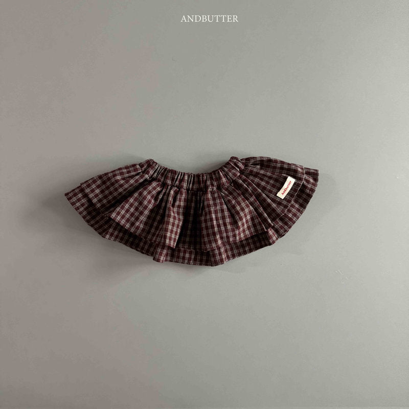 【予約】Winter Layer Skirt  / andbutter