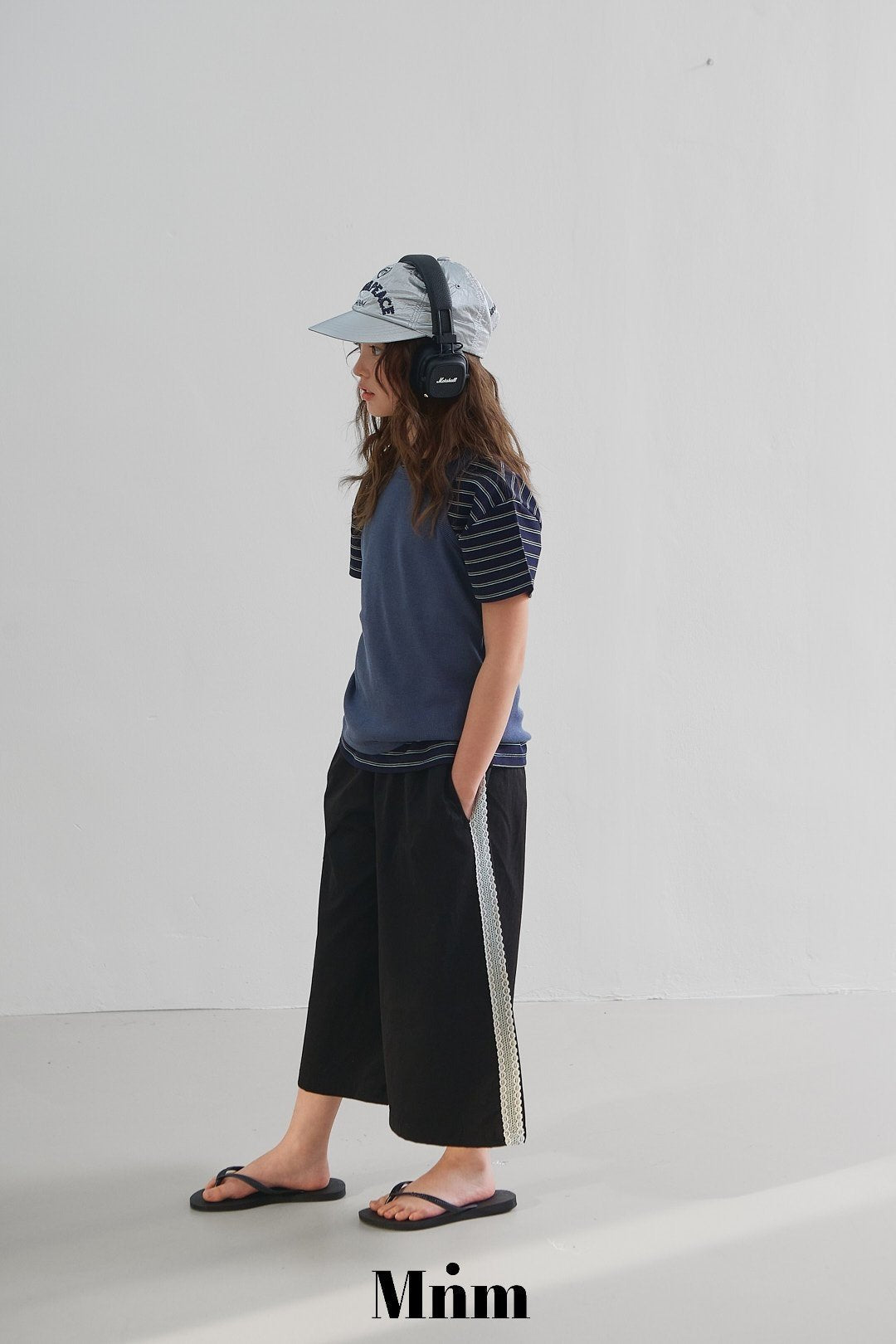 【予約】lace track pants / minimal S-JM