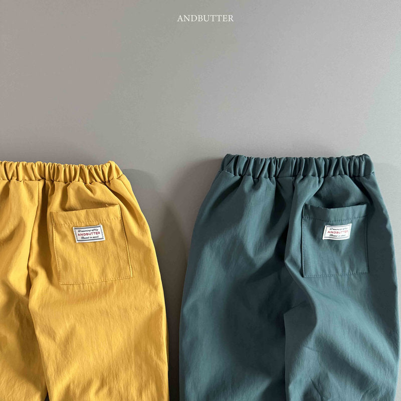 【予約】Anorak Bonding Pants  /  andbutter (S-JM)