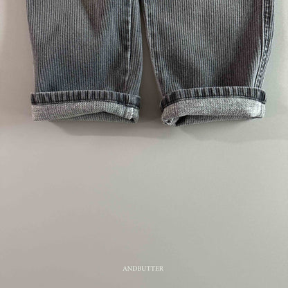 【予約】Ribby Black Pants  /  andbutter (S-JM)