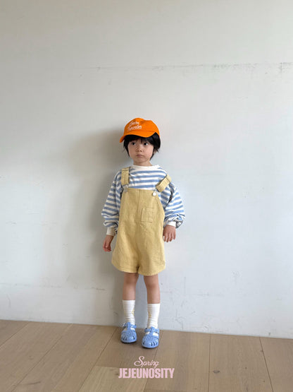 【予約】コットンベリーショートオーバーオール / jejeunosity (XS-XL)