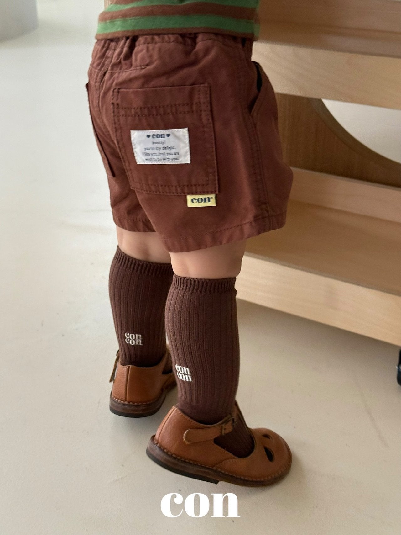 【予約】warm tone half pants /  con