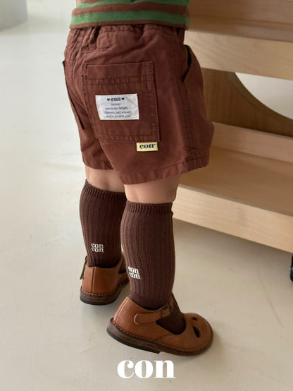 【予約】warm tone half pants /  con