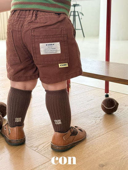 【予約】warm tone half pants /  con