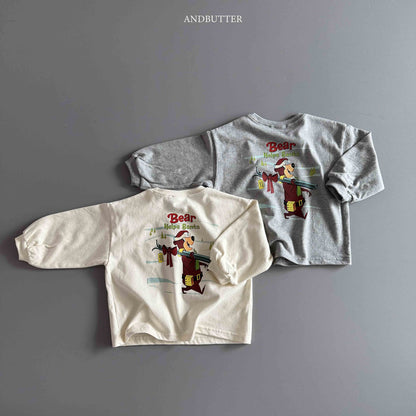 【予約】Santa Bear Tee /  andbutter (S-JM)