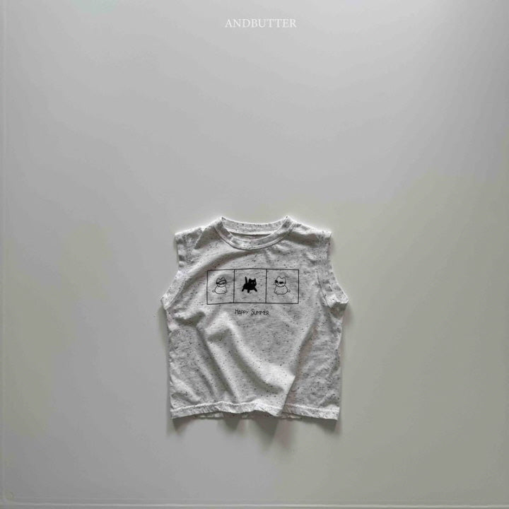 【予約】 Summer happy sleeveless / andbutter(S-JM)