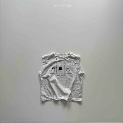 【予約】 Summer happy sleeveless / andbutter(S-JM)