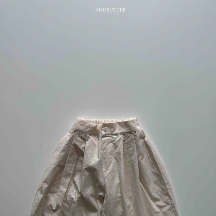 【予約】Cotton pants / andbutter(S-JM)