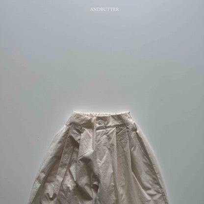 【予約】Cotton pants / andbutter(S-JM)