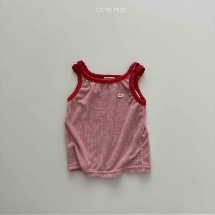 【予約】double-strap sleeveless / andbutter(S-JM)