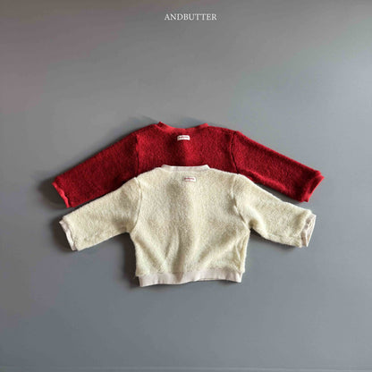 【予約】Creamy Cardigan  /  andbutter (S-JM)