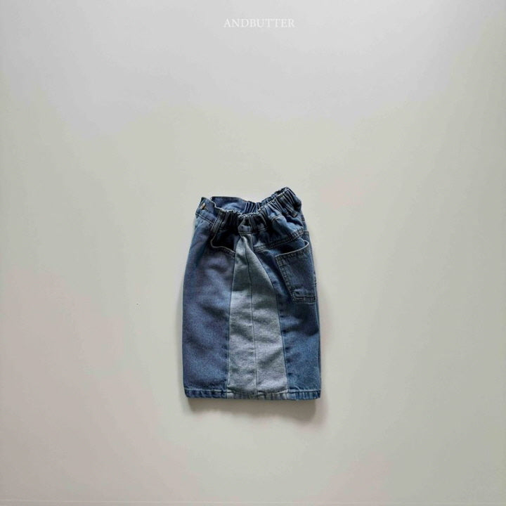 【予約】Cat Bermuda Denim / andbutter(S-JM)