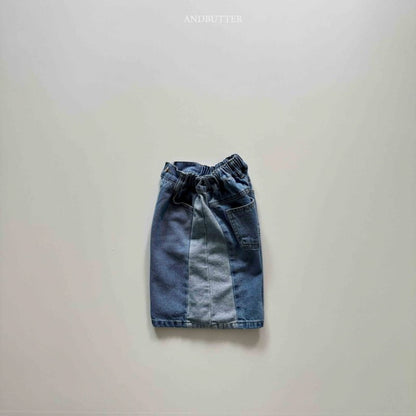 【予約】Cat Bermuda Denim / andbutter(S-JM)