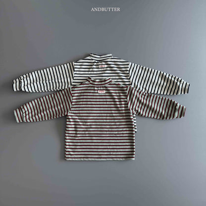 【予約】Heart Pocket Turtleneck  /  andbutter (S-JM)