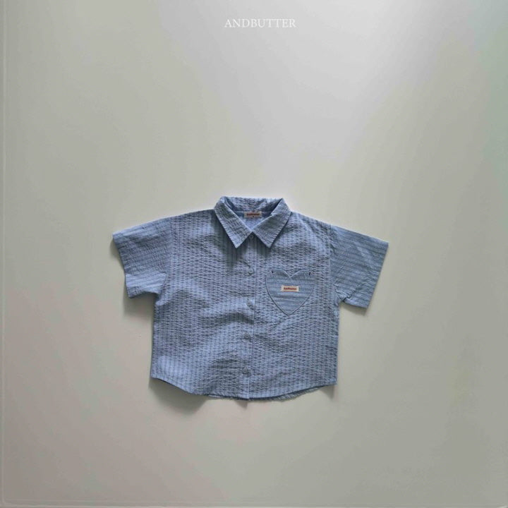 【予約】Bebe Heart Shirt / andbutter(S-JM)