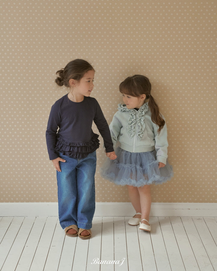 【予約】メゾンカンカンTシャツ / bananaj (XS-JS)