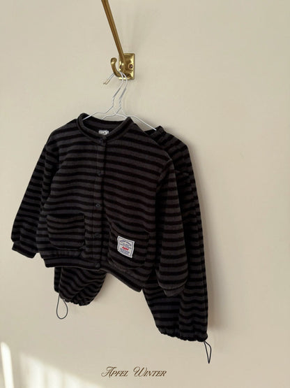 【予約】popo line cardigan  / apfel (S-2XL)