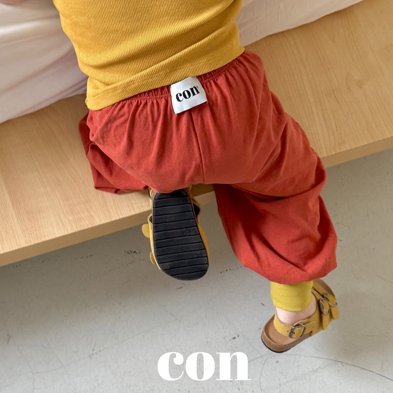 【予約】block jogger pants / con