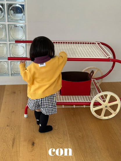 【予約】check half pants /  con
